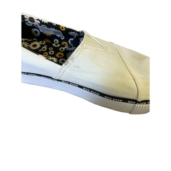 Tom’s Bee Kind Women’s‎ Slip-On Platform Shoes Size 8.5 White - Picture 7 of 11